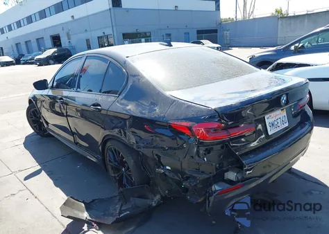 2021 BMW 530E из США, поврежденный, VIN WBA13AG02MCF53616